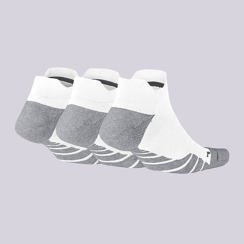 женские белые носки Nike Dry Cushion Low Training Sock sx6070-100 - цена, описание, фото 2